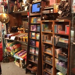 CD, DVD and incense and organic essential oils are also available.