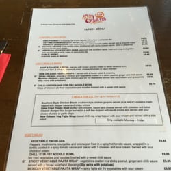 Papa Joes New Orleans Restaurant - Great menu and good prices also have a Christmas menu if you want a Christmas dinner