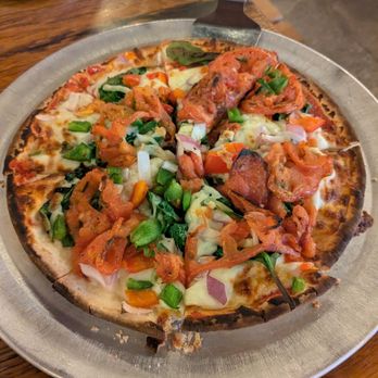 Big Lake Brewing - Gluten free roasted vegetable pizza - Bars Near Me - Holland, Michigan