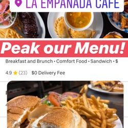 La Empanada Cafe - Check Our Menu on Uber Eats!! Now OPEN till Midnight!