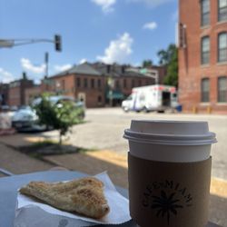 Cafe con Leche and a Guava Pastelito