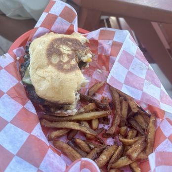 BierHaus - Lamb burger - Desserts Near Me - Port Aransas, Texas