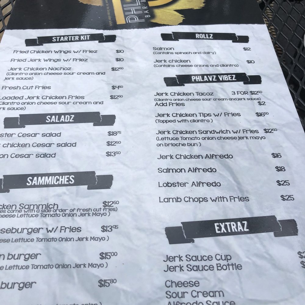Phlavz - Menu - Sports Bars Near Me - Chicago, Illinois Phlavz - Menu - Sports Bars Near Me - Chicago, Illinois