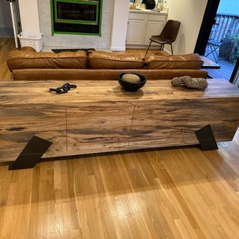 Papa's Boys - Arhaus solid wood console - Movers Near Me - San Jose, California Papa's Boys - Arhaus solid wood console - Movers Near Me - San Jose, California