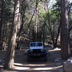 Belknap Campground - Front view of our campsite.