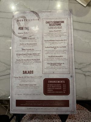 Menu photo 1 Dust Cutter Phoenix, AZ Menu photo 1 Dust Cutter Phoenix, AZ
