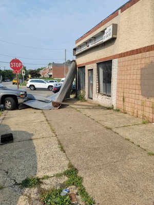 Photo of A 24 Hour Door National - Buffalo, NY, US. Our security gate was hit by a truck in the middle of the night, UGH!