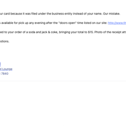 Email from the magical "my name's Jeff"