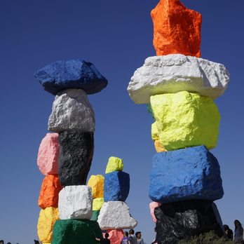 Seven Magic Mountains - Public Art Near Me - Las Vegas, Nevada Seven Magic Mountains - Public Art Near Me - Las Vegas, Nevada