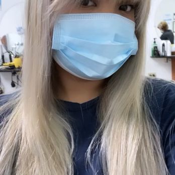 Ocean Hair Design - Platinum blonde done by Cindy. SO ICY!! I love it. - Hair Salons Near Me - San Francisco, California