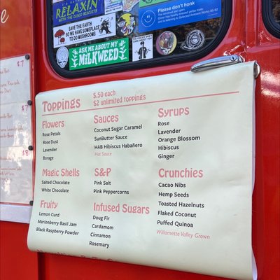 Ramblin' Rose Vegan Ice Cream Truck by null