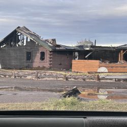 Feedlot Steakhouse - This place burnt down but it was really good and the clam chowder was the best I've ever had in my life