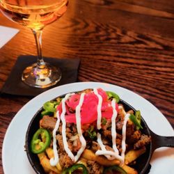 Special: carne asada fries and got the HH deal for it too!