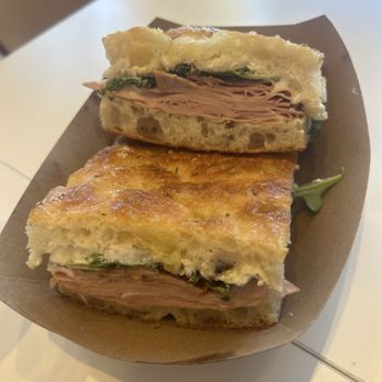 Sole Toscano Italian Cafe - Mortadella FOCACCIA - Italian Near Me - Irvine, California