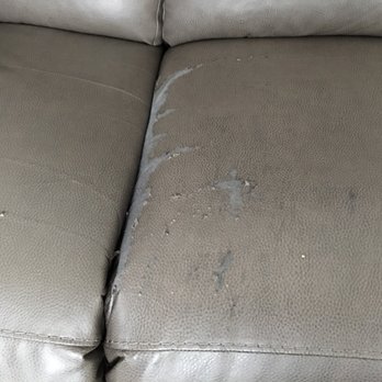 Ashley Store - Here's what bonded leather looks like in less than a year of use!! Ashley Furniture is pure garbage. - Furniture Stores Near Me - Turnersville, New Jersey Ashley Store - Here's what bonded leather looks like in less than a year of use!! Ashley Furniture is pure garbage. - Furniture Stores Near Me - Turnersville, New Jersey
