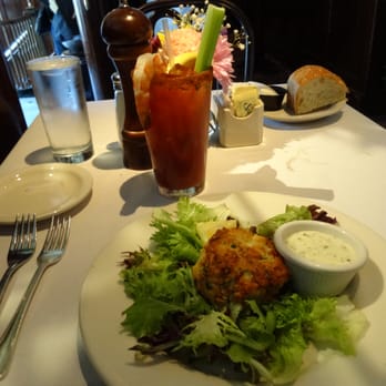Old Ebbitt Grill - Crabcake salad with Bloody Mary, lunch of champions! - Bars Near Me - Washington, DC, District of Columbia Old Ebbitt Grill - Crabcake salad with Bloody Mary, lunch of champions! - Bars Near Me - Washington, DC, District of Columbia