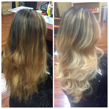 Coconuts Salon & Day Spa - Before & after ( hair by Shannon) - Hair Salons Near Me - La Mesa, California