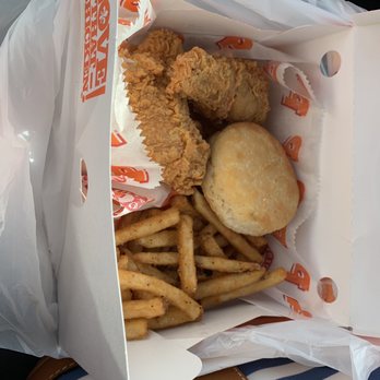 Popeyes Louisiana Kitchen - Two piece chicken with fries and biscuit (sorry it's sideways) - Fast Food Near Me - Neptune, New Jersey Popeyes Louisiana Kitchen - Two piece chicken with fries and biscuit (sorry it's sideways) - Fast Food Near Me - Neptune, New Jersey