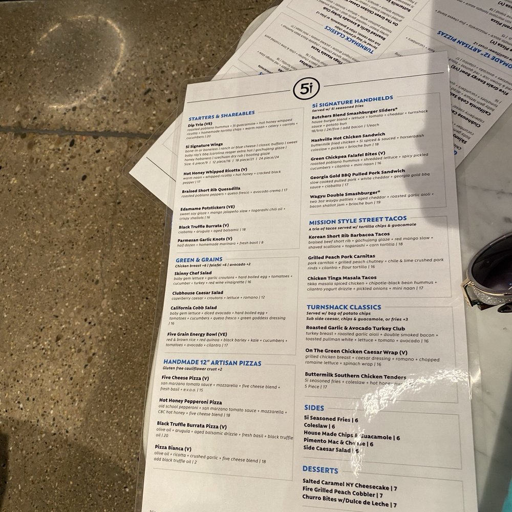 Five Iron Golf - Menu - Sports Bars Near Me - Louisville, Kentucky