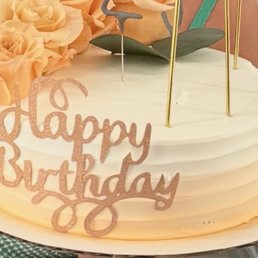Gradient light peach to white design (I placed the roses, candles, and birthday sign myself) Gradient light peach to white design (I placed the roses, candles, and birthday sign myself)