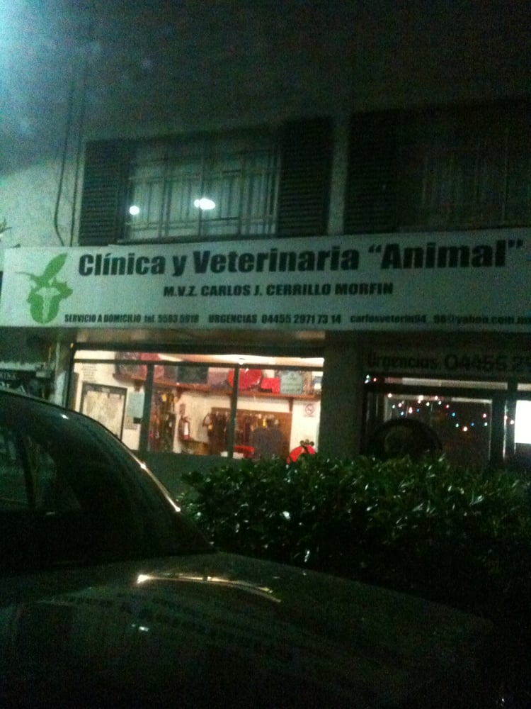 CLÍNICA Y VETERINARIA “ANIMAL” Feliz Parra 170, México, D.F., Mexico