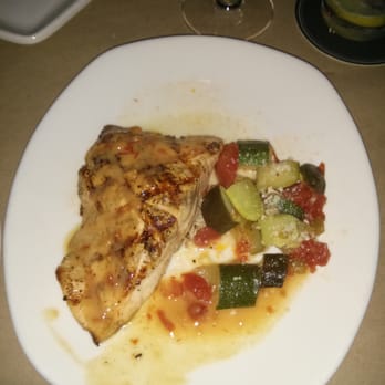 Bonefish Grill - Small salmon with lime, tomato, and garlic sauce - Seafood Near Me - Frederick, Maryland