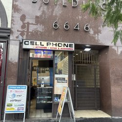 Boss Cell Phone - Exterior of building. Right at the corner of Cherokee and Hollywood.