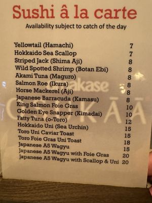 Menu photo 5 Omakase OSUKAA LIC Long Island City, NY