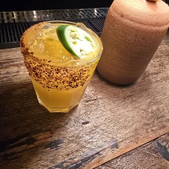 Dos Santos - Spicy passion fruit margarita - Mexican Near Me - Nashville, Tennessee