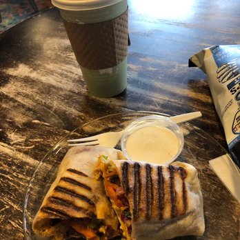 The Traveled Cup - Chicken wrap w chips and chai latte - Coffee & Tea Near Me - Saint Albans, Vermont The Traveled Cup - Chicken wrap w chips and chai latte - Coffee & Tea Near Me - Saint Albans, Vermont