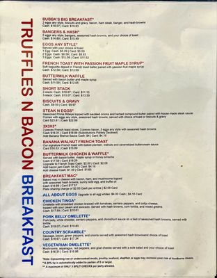 Menu photo 6 Truffles N Bacon Cafe Las Vegas, NV Menu photo 6 Truffles N Bacon Cafe Las Vegas, NV