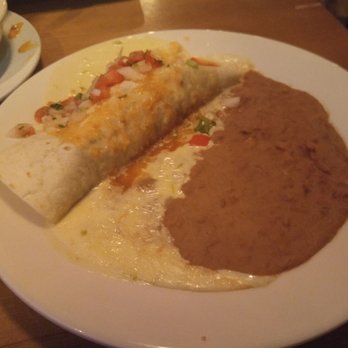 Tequila's Town - Piggy burrito (single) with refried beans - Mexican Near Me - Savannah, Georgia