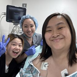 Valley Digestive Health Center - Me and nurse Sammy and anesthesiologist/ anesthetist Camille