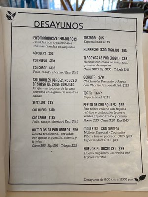 Menu photo 2 Tomate Chocolate Oaxaca, OAX Menu photo 2 Tomate Chocolate Oaxaca, OAX