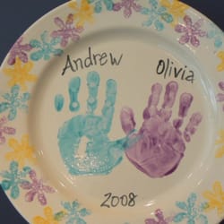 Color Your World - Handprints become a mark of time.