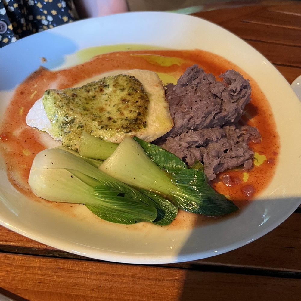 Keoki's Paradise - Swordfish with Sweet Basil sauce - Seafood Near Me - Koloa, Hawaii