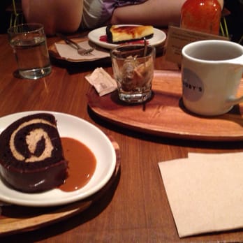 Dooby's - 1. Damn Good Pie has a chocolate crust and a crème brûlé-like custard and topping. 2. Mocha Roll Cake - Coffee & Tea Near Me - Baltimore, Maryland
