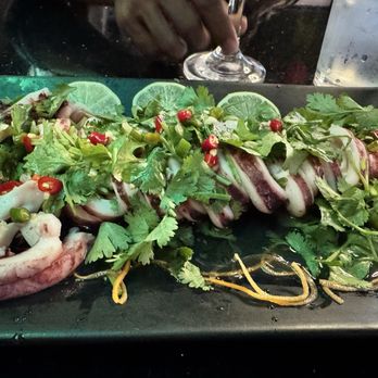 Dzo Pho Sushi Hibachi - Grilled squid, Thai style. - Sushi Bars Near Me - Kenneth City, Florida Dzo Pho Sushi Hibachi - Grilled squid, Thai style. - Sushi Bars Near Me - Kenneth City, Florida