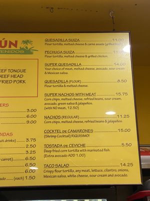 Menu photo 3 Taqueria Cancun San Francisco, CA