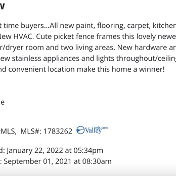 RCPM - Original house listing advertising the "new HVAC"! - Property Management Near Me - Huntsville, Alabama RCPM - Original house listing advertising the "new HVAC"! - Property Management Near Me - Huntsville, Alabama