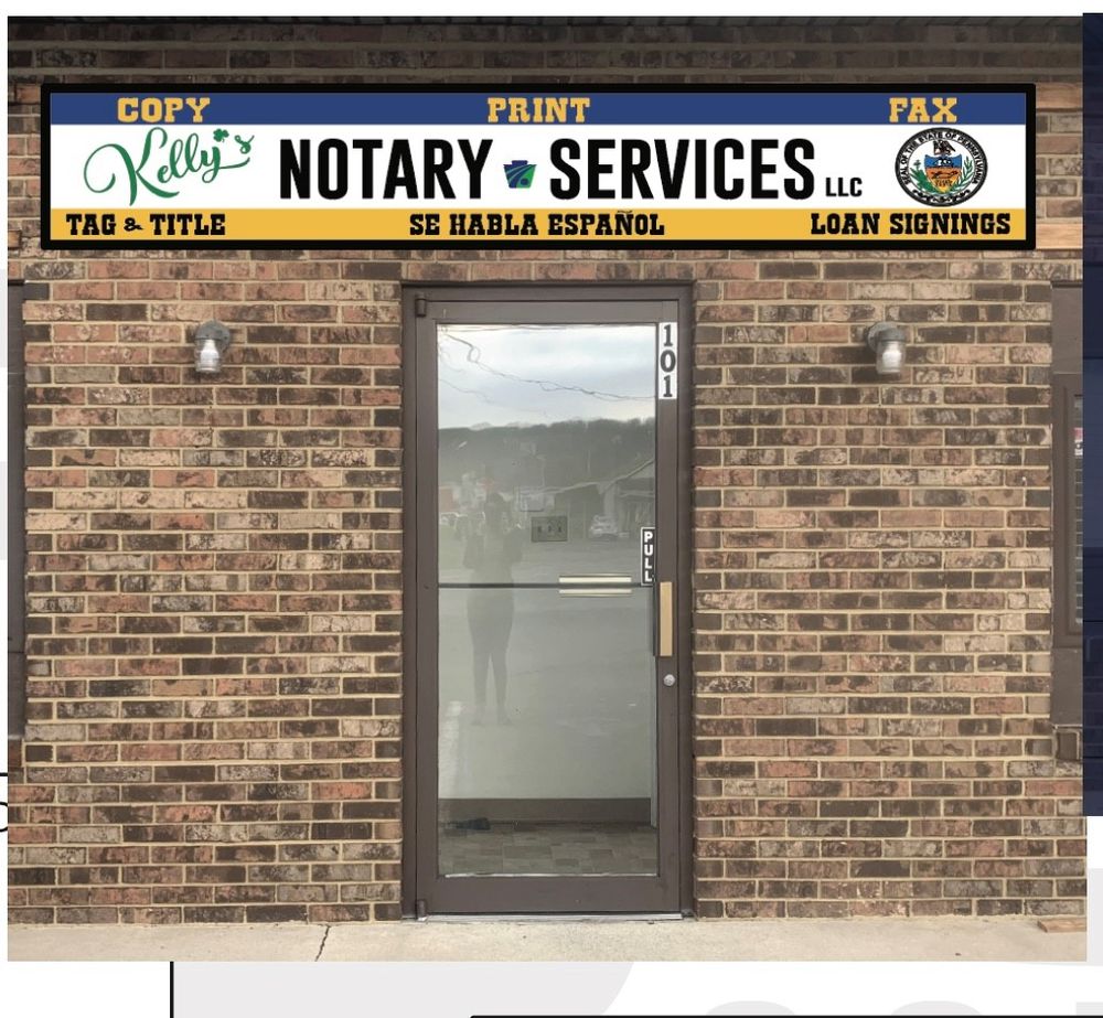 KELLY’S NOTARY SERVICES Updated August 2024 2138 Pennsylvania Hwy