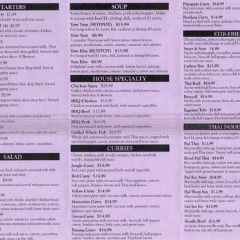 Royal Thai Bistro - Menu 1 of 2 (July 2025) - Thai Near Me - Big Bear Lake, California Royal Thai Bistro - Menu 1 of 2 (July 2025) - Thai Near Me - Big Bear Lake, California