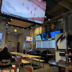 Buffalo Wild Wings - Inside. Clean, lots of TVs.
