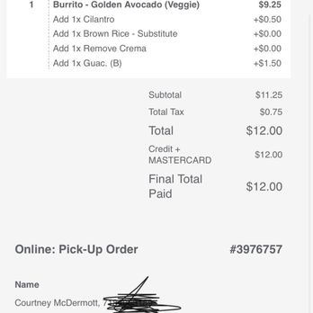 Tacoria - Receipt - Tex-Mex Near Me - New Brunswick, New Jersey Tacoria - Receipt - Tex-Mex Near Me - New Brunswick, New Jersey