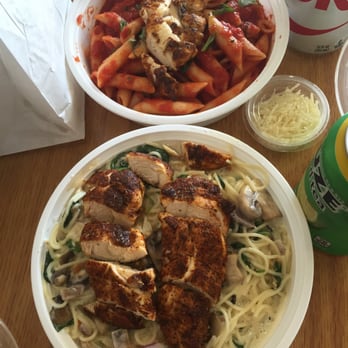 Pasta and Cream - Tomato basil penne and Felour with angel hair. - Italian Near Me - Franklin, Tennessee