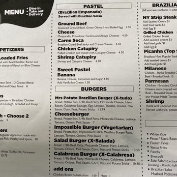 Mrs Potato - Menu (front) - Brazilian Near Me - Orlando, Florida Mrs Potato - Menu (front) - Brazilian Near Me - Orlando, Florida