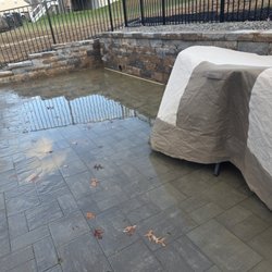 Composite Pools USA - Patio holds water