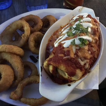 Zak's Cantina - Chicken chimichanga and onion rings - Mexican Near Me - Ottawa, Ontario Zak's Cantina - Chicken chimichanga and onion rings - Mexican Near Me - Ottawa, Ontario