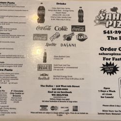 Sahara Pizza - As of 9/2025