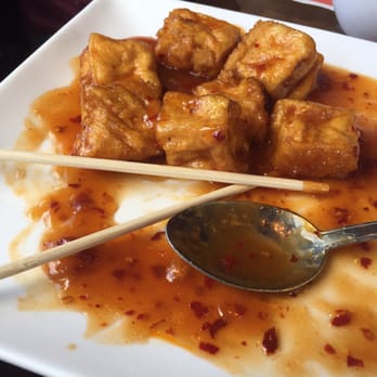 Chen's Garden - Giant squishy tofu only spiced by red pepper flakes. -General Gau's Bean Curd - Chinese Near Me - Manchester, New Hampshire Chen's Garden - Giant squishy tofu only spiced by red pepper flakes. -General Gau's Bean Curd - Chinese Near Me - Manchester, New Hampshire